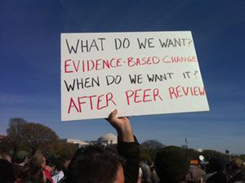 peer review protest